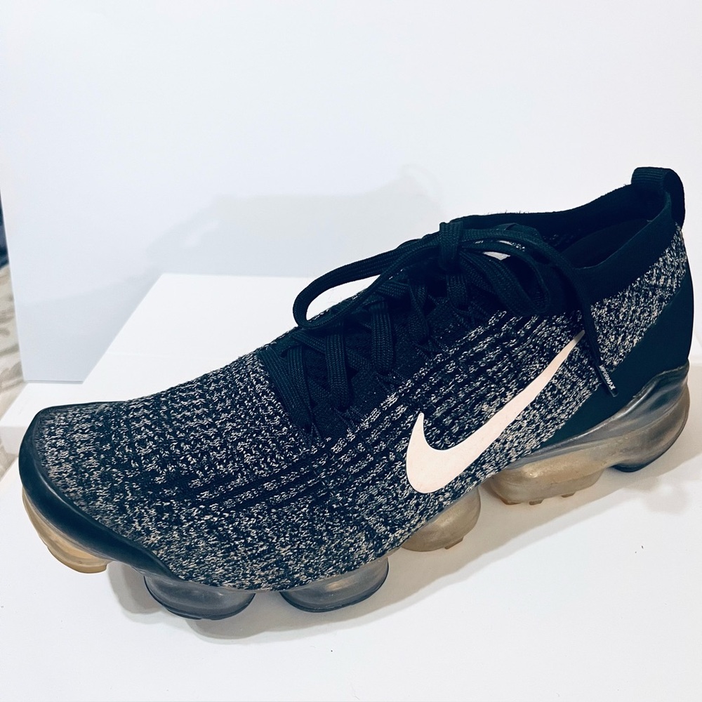 Nike Air Vapormax Flyknit 3 Oreo White Black Grey Shoes AJ6900-002 Mens 11.5